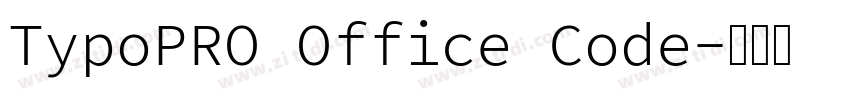 TypoPRO Office Code字体转换